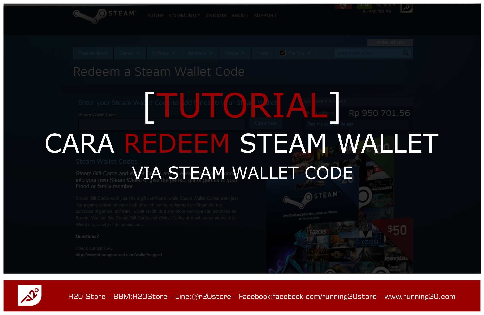 Redeem Steam Wallet Code