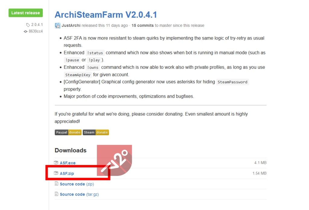 ArchiSteamFarm Download Link