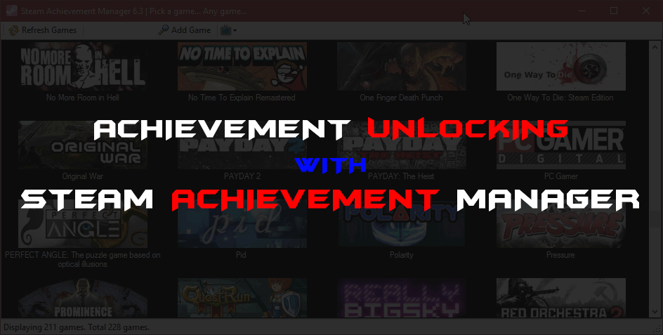 Steam Achievement Manager