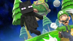 Karakter Minecraft di Super Smash Bros Ultimate!