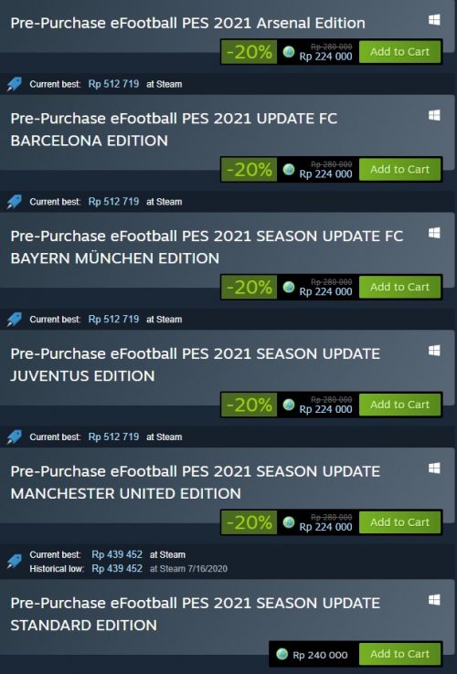 PES 2021 Pre-Order PES 2021 Pre-Order